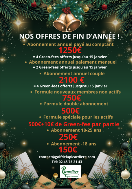 Nos offres de fin d'année